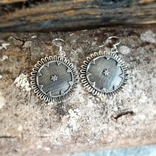 Boucles D Oreilles Argent Ethniques OMYOKI Bijoux Artisanaux