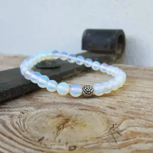 Bracelet mala en pierre de lune