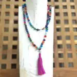 Collier mala multicolore happiness