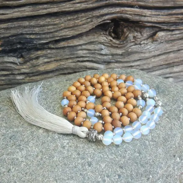 Collier mala pierre de lune Pureté – Image 4