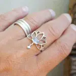 Bague fleur de lotus