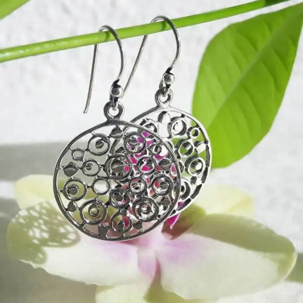 Boucles d'oreilles petit mandala