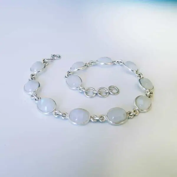 Bracelet en pierre de lune naturelle