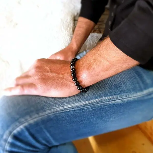 Bracelet homme en onyx KI