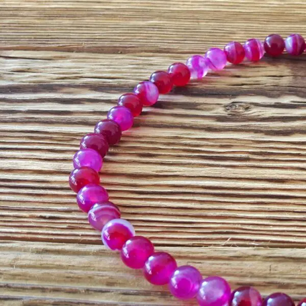 Collier ras de cou rose PINK