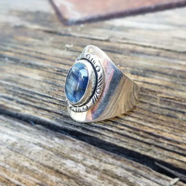 Bague kyanite argent