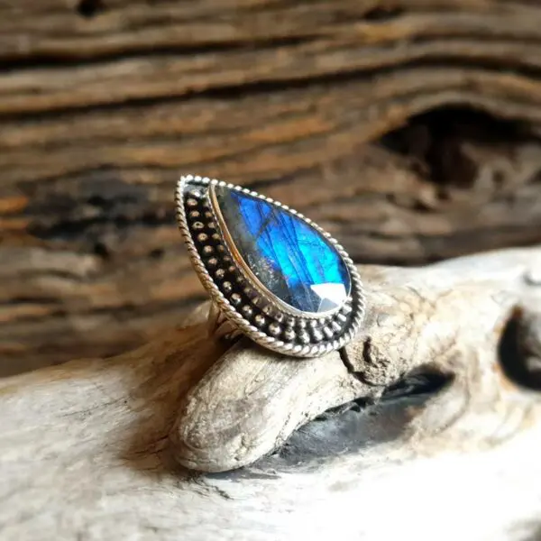 Bague labradorite argent JAÏPUR