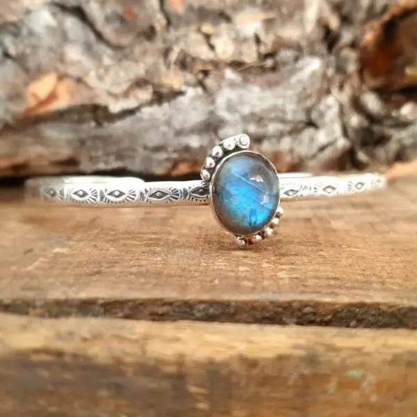 Bracelet labradorite argent PROTECTION