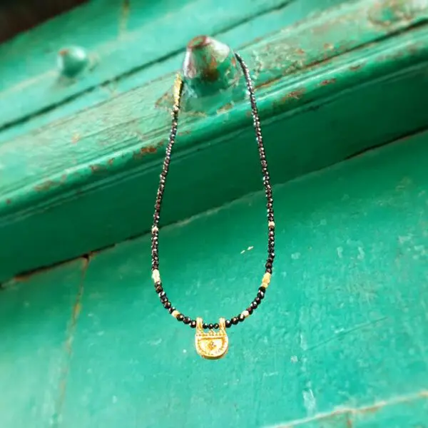 Collier en onyx UDAÏPUR