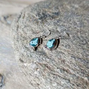 Boucles d'oreilles turquoise KHAMPA