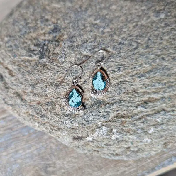 Boucles d'oreilles turquoise KHAMPA