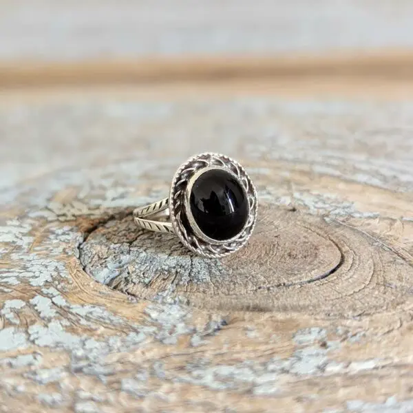 Bague en pierre Onyx