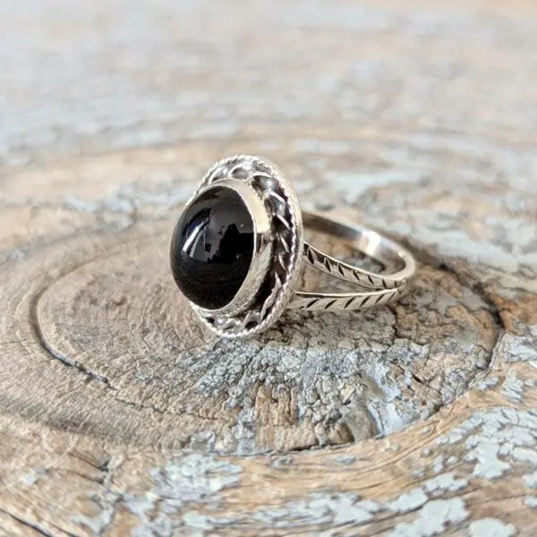 Bague en pierre Onyx