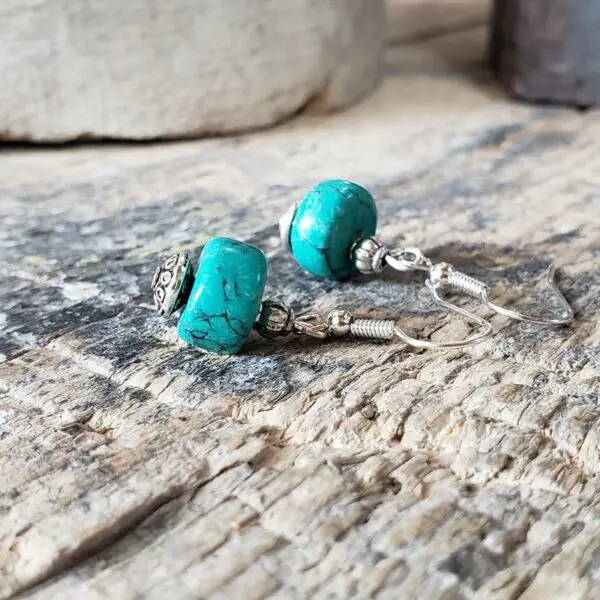 Boucles d'oreilles turquoise YOGI