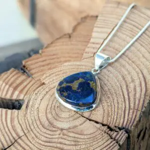 Pendentif en lapis lazuli argent HARMONIE