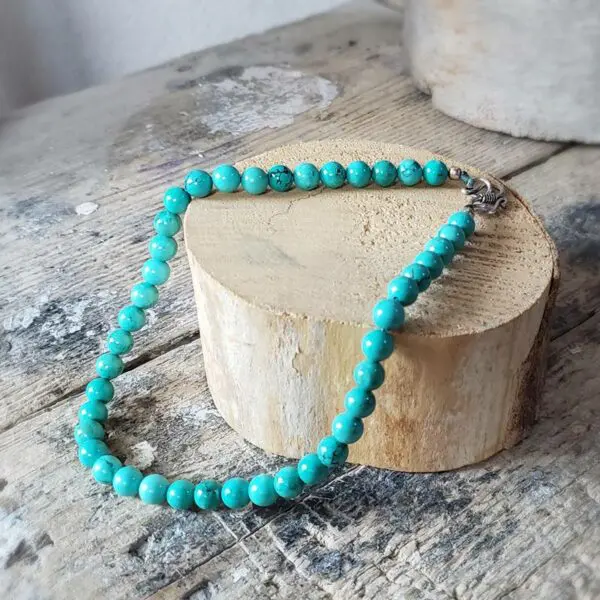 Collier turquoise du Népal