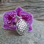 Pendentif fleur de vie argent - Omyoki