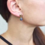 Boucles d'oreilles labradorite ELA