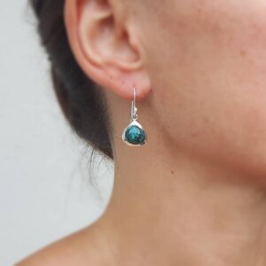 Boucles d'oreilles turquoise gouttes