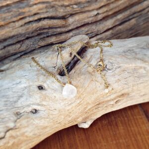 Collier pierre de lune goutte AMRITSAR