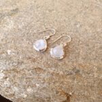Boucles d'oreilles pierre de lune gouttes