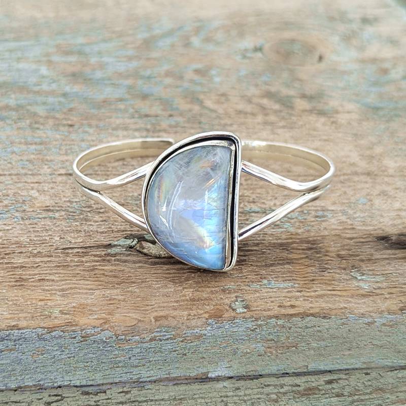 Bracelet pierre de lune argent LUNA Bracelet pierre de lune argent LUNA