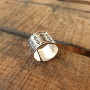 Bague ethnique en argent KAREN
