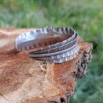 Bracelet en argent massif ethnique KAREN