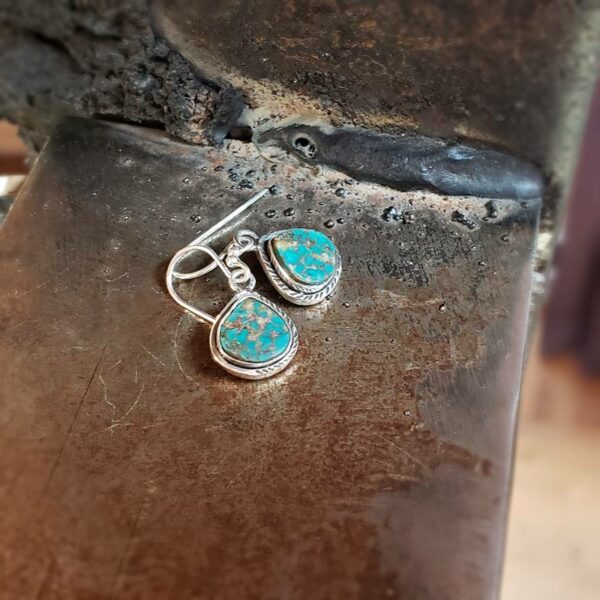 Boucles d'oreilles turquoise gouttes