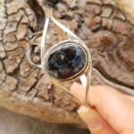 Bracelet argent et pietersite