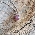 Pendentif rubis étoilé d'Inde