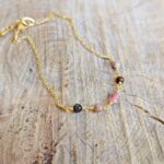Bracelet tourmaline doré AJMER