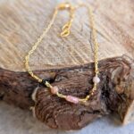 Bracelet tourmaline doré AJMER