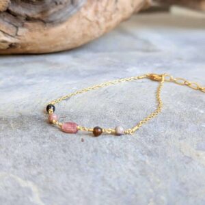 Bracelet tourmaline doré AJMER