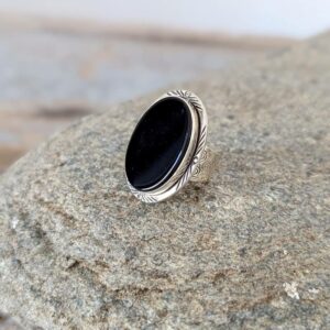 Bague en pierre Onyx