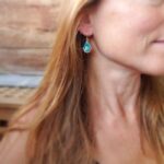 Boucles d'oreilles turquoise KHAMPA