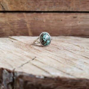 Bague en turquoise naturelle