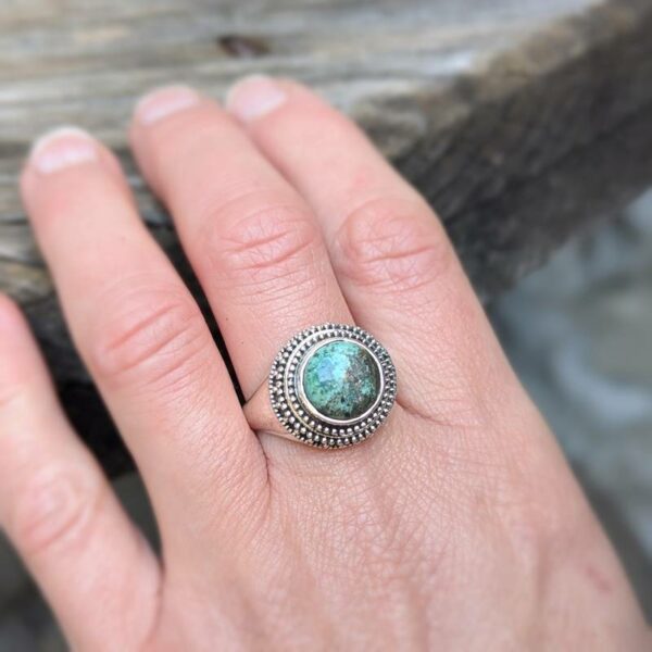 Bague en turquoise MANDALA – Image 2