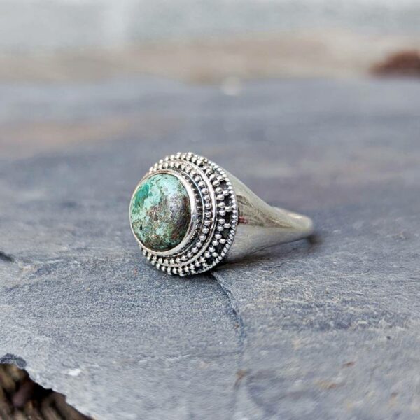 Bague en turquoise MANDALA