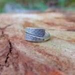 Bague ajustable argent OURSIN