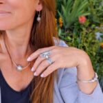 Bague argent ajustable ethnique KWAÏ