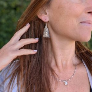 Boucles d'oreilles en argent massif ethniques