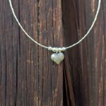 Collier en argent COEUR