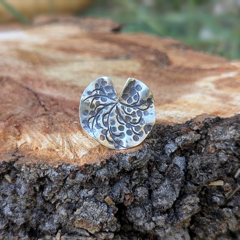 Bague nénuphar argent Bague nénuphar argent