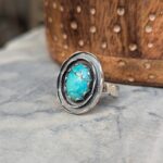 Bague turquoise argent BOHÈME