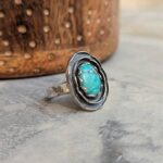 Bague turquoise argent BOHÈME