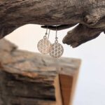 Boucles d'oreilles argent fleur de vie