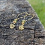 Boucles d'oreilles péridot GRAINE DE VIE