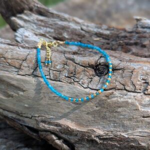 Bracelet fin en pierres naturelles d'apatite