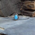 Bracelet larimar argent GOUTTE
